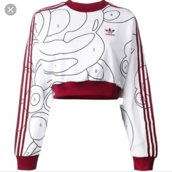 adidas Tops - Adidas Rita Ora Paint By Numbers Crop Sweater